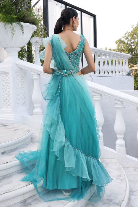 Rosalie liquid chiffon gown clearance
